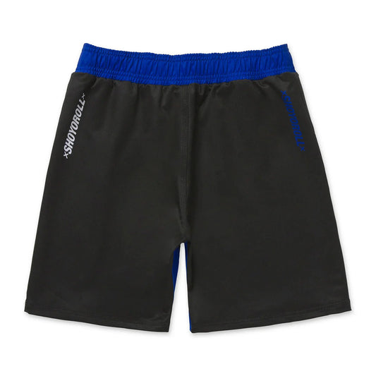 BJJ No Gi Shoyoroll Azure Competitor Trainer Shorts- Retro BJJ Shorts