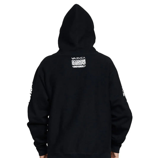 BJJ Hoodie RVCA x Shoyoroll Defer Vaxsyr - Black Fleece 300 GSM