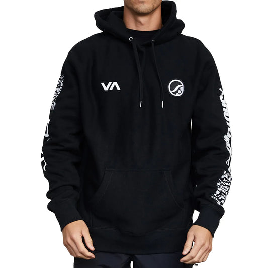 RVCA x Shoyoroll Defer Vaxsyr BJJ Hoodie – Black Fleece 300 GSM