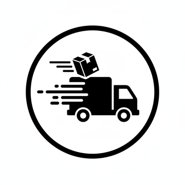 give image for free shipping only image not text and in black and white color